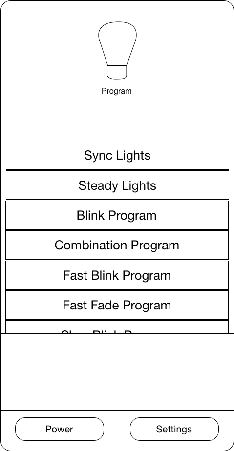 Accessory with multiple program buttons